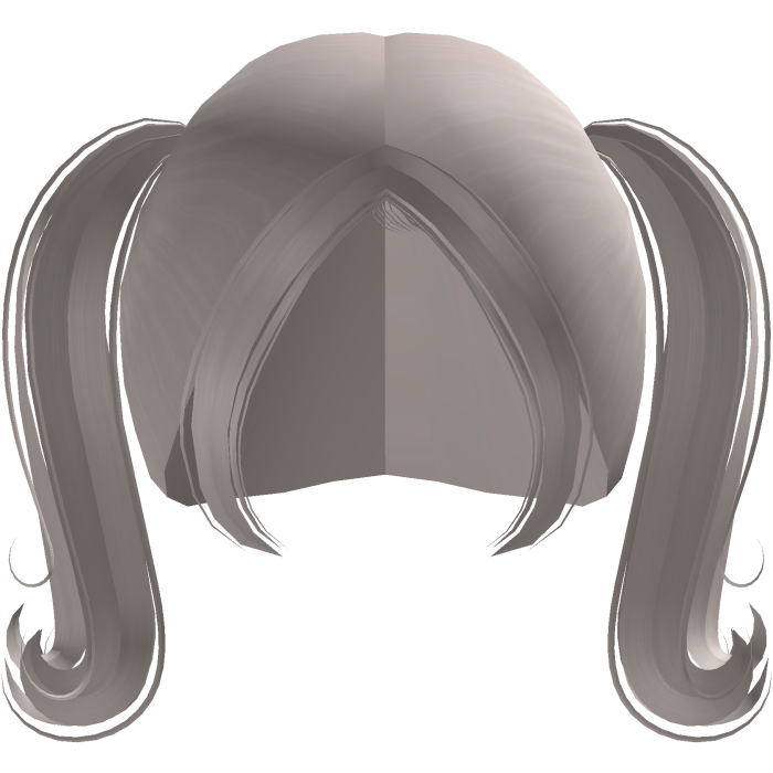 ۶ৎ | cute short pigtails flipped in ash blonde