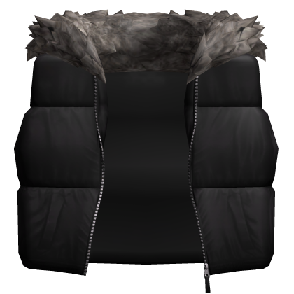 Puffer Vest + Neck Fur Collar 1.0