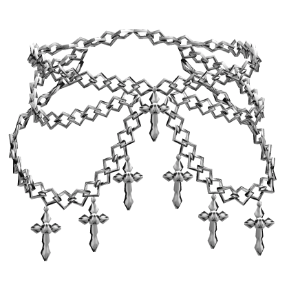 pinggang tubuh cross chains - Roblox
