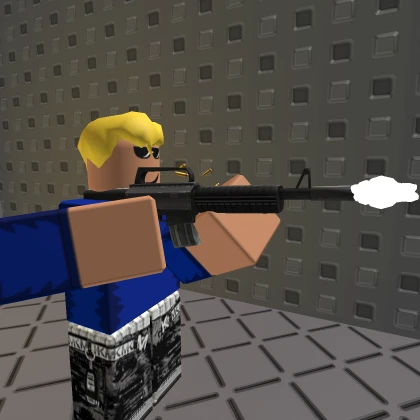 Roblox official gun models and meshes, (rigged)