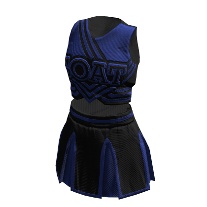 Cheerleader Uniform | Black Blue thumbnail