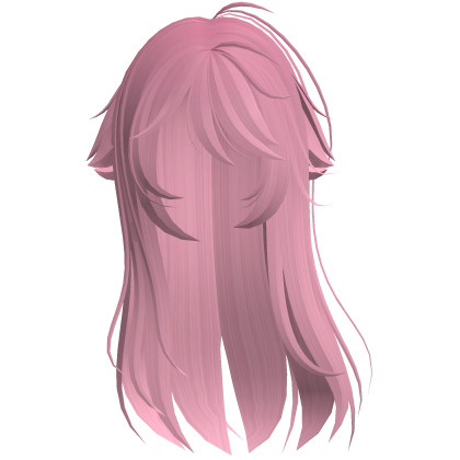 Pink Shy Moe Cat Girl Windy Whispy Hair