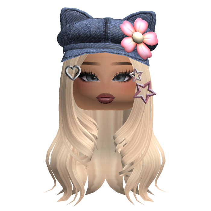 Kawaii Soft Curled Hair w/ Accesories & Makeup