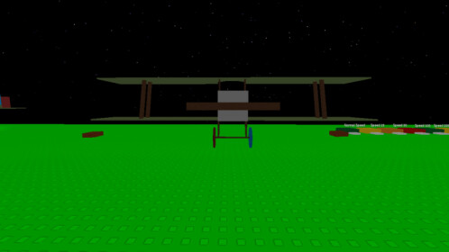 planes and cars and trees