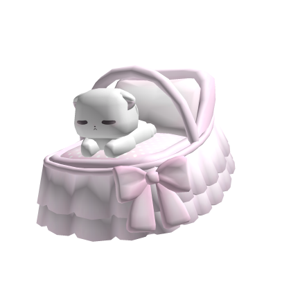 kawaii ruffled baby carrier with kitten :3