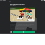Welcome to Bloxburg Beta Fan Group 2 inch