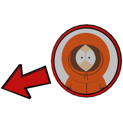 Kenny McCormick Pointing Meme Circle South Park