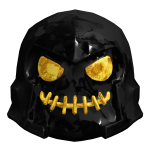 The Golden Scar Face Helmet