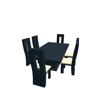 Modern Dining Table with Chairs
