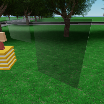 Railroad crossing testing place