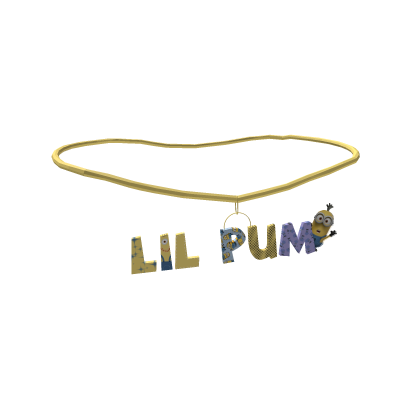 minion lil pum necklace 1.0 ! Roblox item