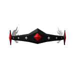 Ruby Feathered Crown