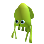 Neon Green Squid Hat