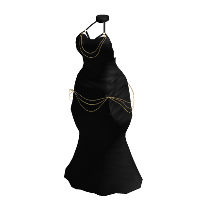 Chibi Doll Goddess Dress - Black