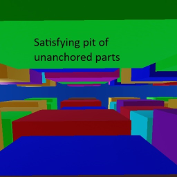 satisfying pit of unanchored parts