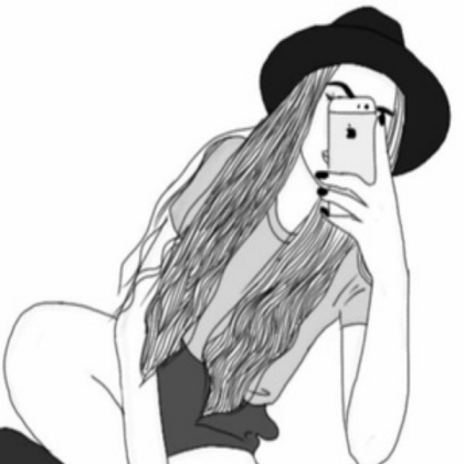 girl taking a picture Roblox decal