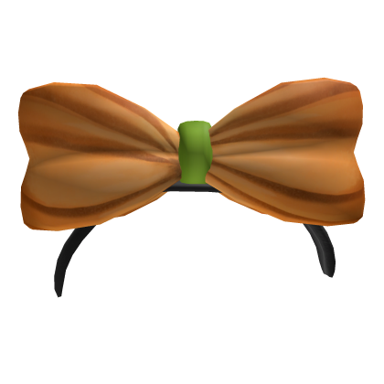🎃 Pumpkin Hair Bow Roblox item