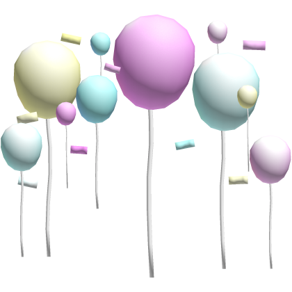 decora harajuku rainbow PASTEL kidcore balloons