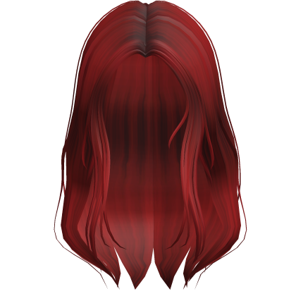 Wavy Popstar Hair in Red Roblox item