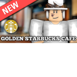 Golden Starbucks cafe ##