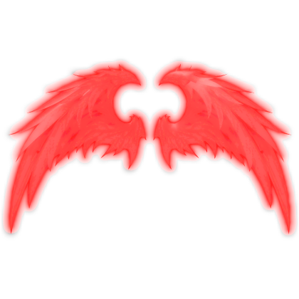 [ GLOWING ] Red Angelic Wings