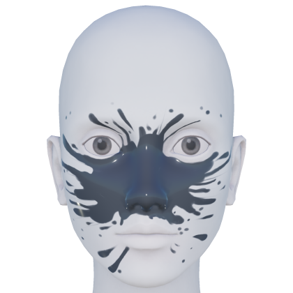Gray Paint Face