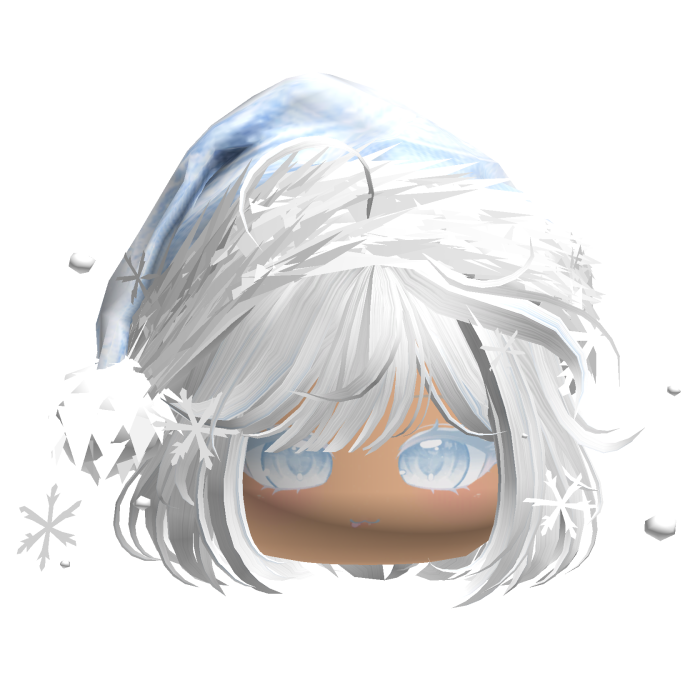 Christmas Bob w/Santa Hat (White&Blue)