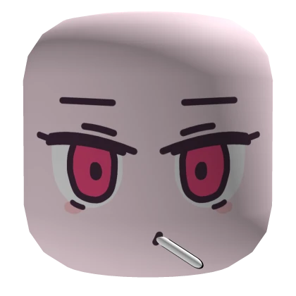 Red Eyes Chibi Face w/ lollipop | Roblox Item - Rolimon's