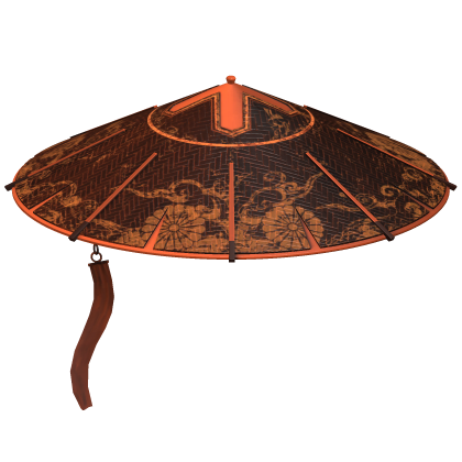 Orange Samurai Hat