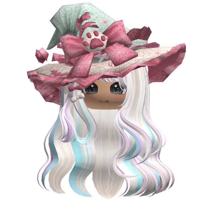 Colorful Beige Kawaii Witch Halloween Hair