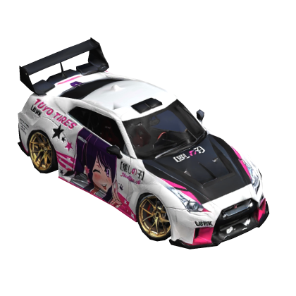 Japan Car Anime Girl