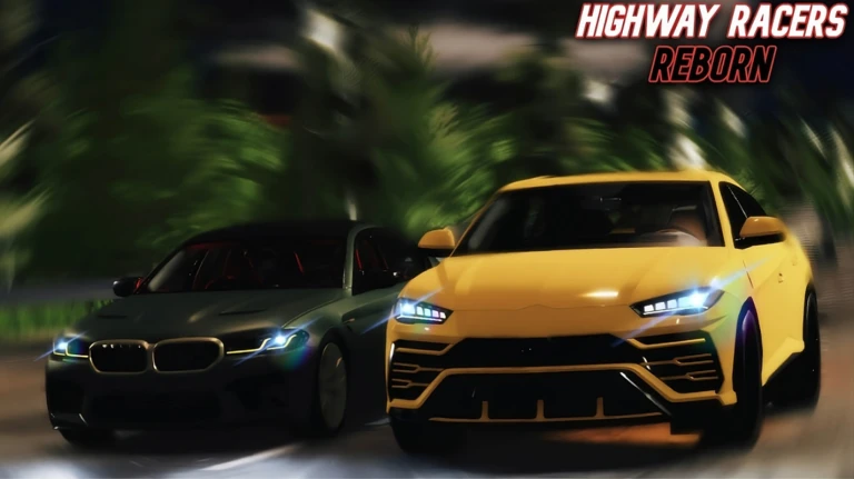 [NEW TRACK ]Highway Racers: REBORN - Roblox