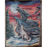 Mighty Wolves Or Decendents Of Dragons.