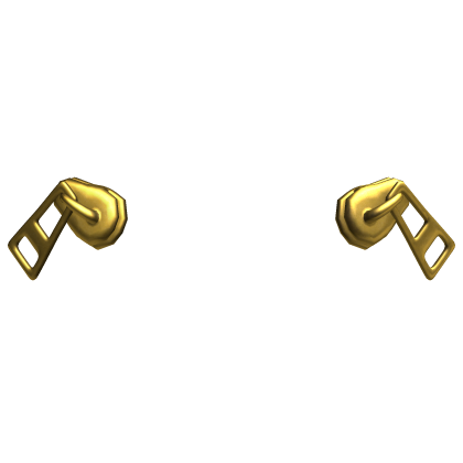 Y2k Zipper Hairclips Gold Roblox item