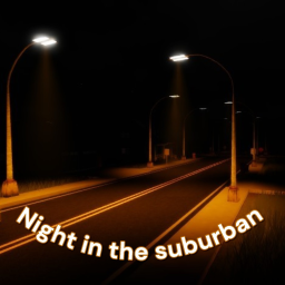 Night in the suburban