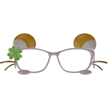 🍀🐹  light pink hamtaro glasses ꒱