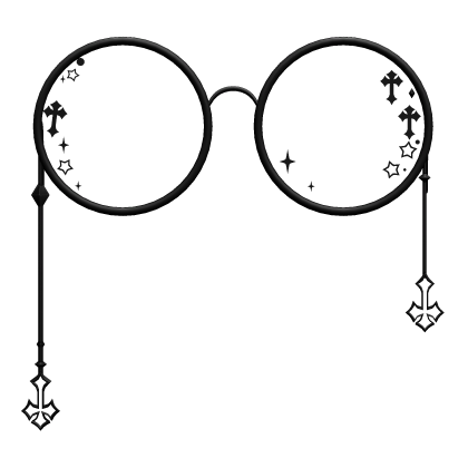 Emo Cross Glasses (Low)