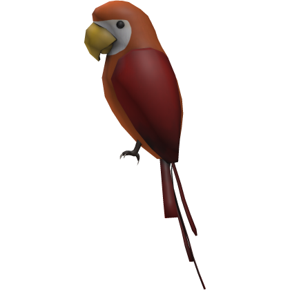 (Red) Right Shoulder Parrot Roblox item