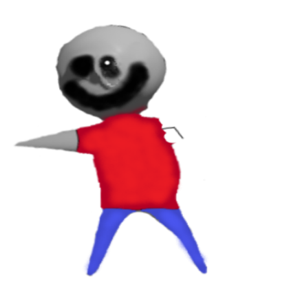 creepy flat 3d dude Roblox decal