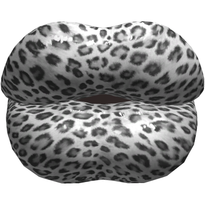 Huge Lips Snow Leopard Baddie Big Duck Y2K Doll
