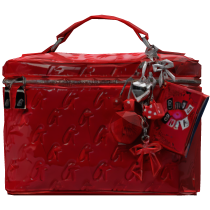 Glam Monogram Vanity Bag In Red Roblox item