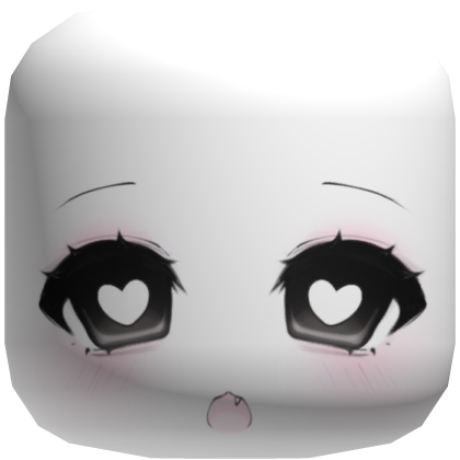 Cutesy Anime Heart Face Roblox item