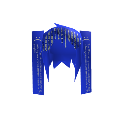 low poly blue screen miku hair