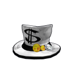White RIch Sponge Top Hat