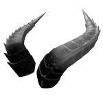 Silver Dominion Horns