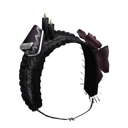 Gothic Vampire Dark Victorian Manor Bonnet Purple Roblox item