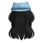 Black Hair w Hat