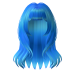 Stylish Blue Voluminous Hair