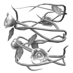 Angelic White Silver Roses - Right Arm [1.0]