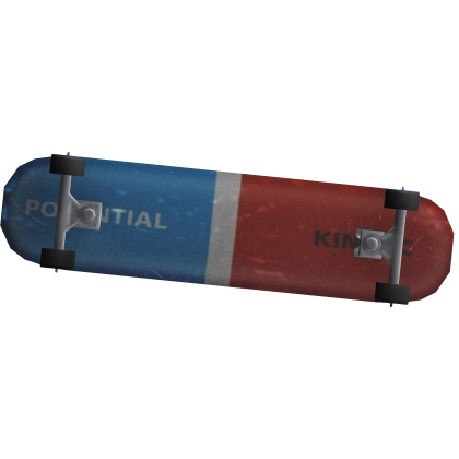 Custom Magnet Design Skateboard V7 (Back)